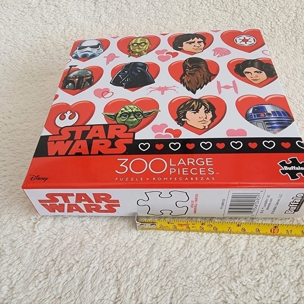 New Star Wars Valentines Heads Large Piece 300 Puzzle Buffalo
